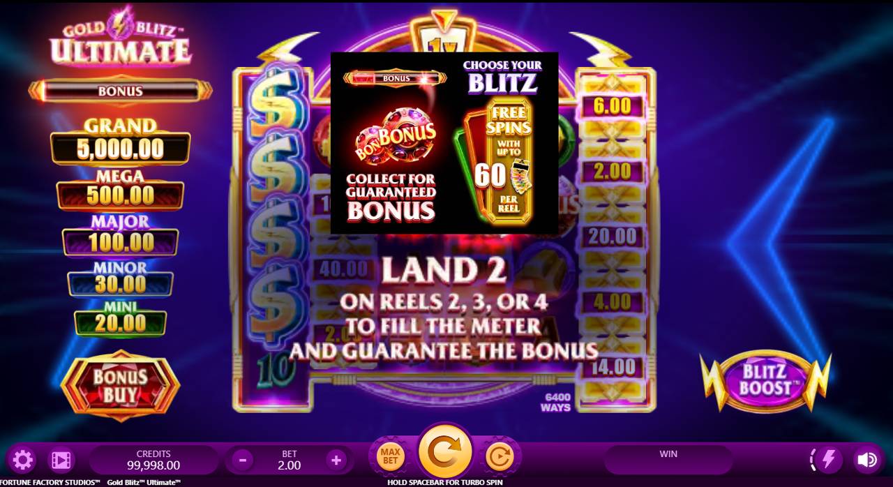 Gold Blitz Ultimate (Fortune Factory Studios) Image 1
